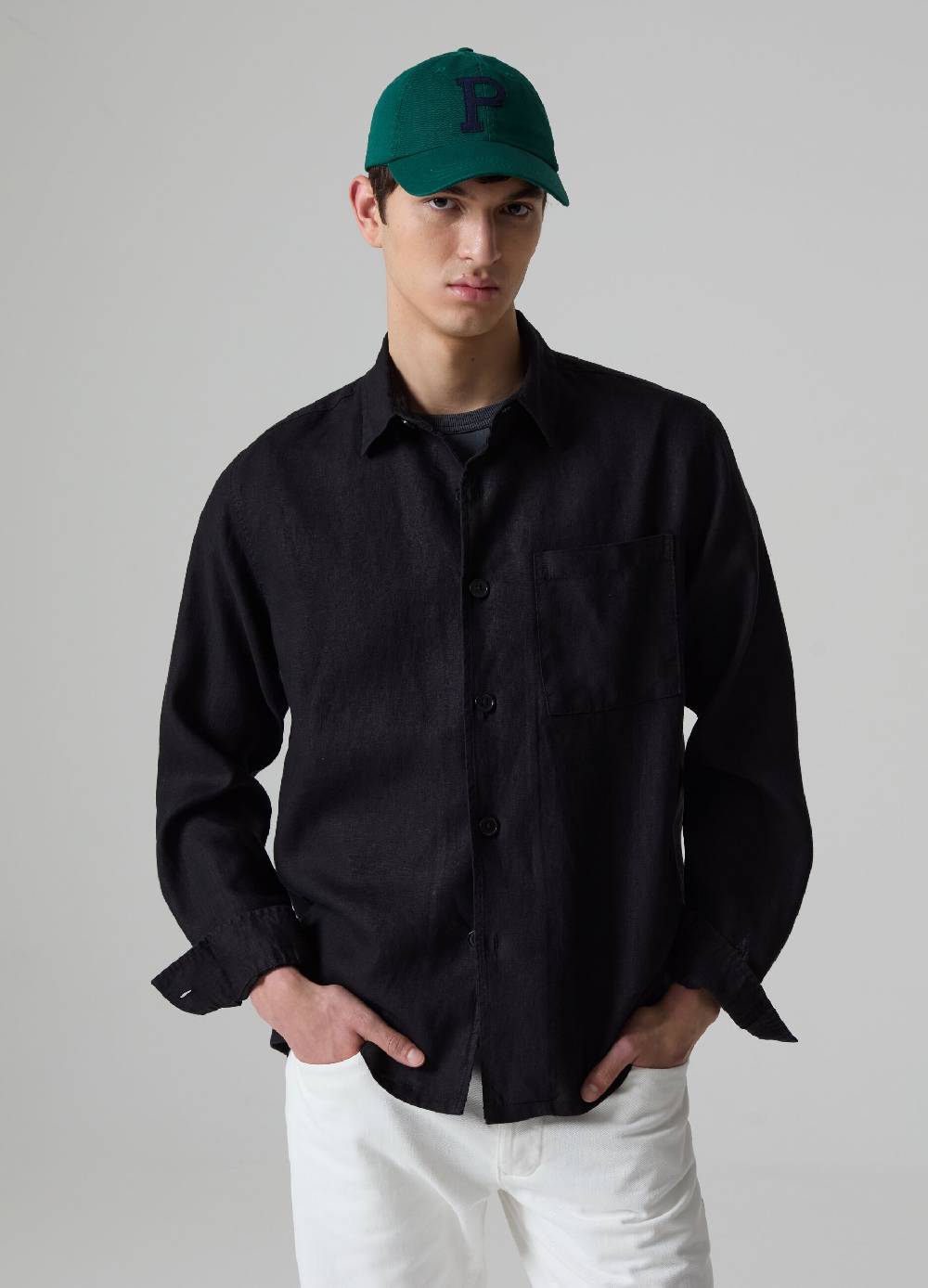 Ovs Camicia in lino sostenibile