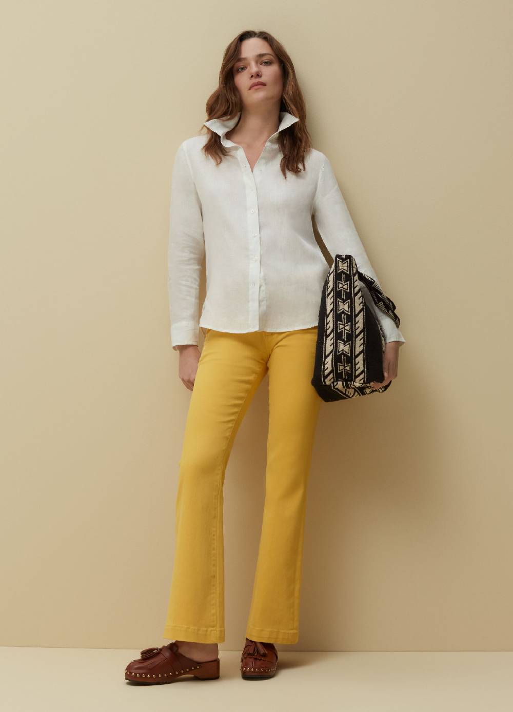 Ovs Camicia in lino tinta unita