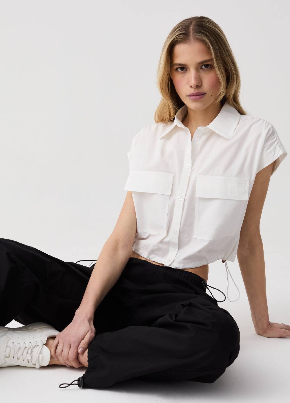 Ovs Camicia in popeline con tasche