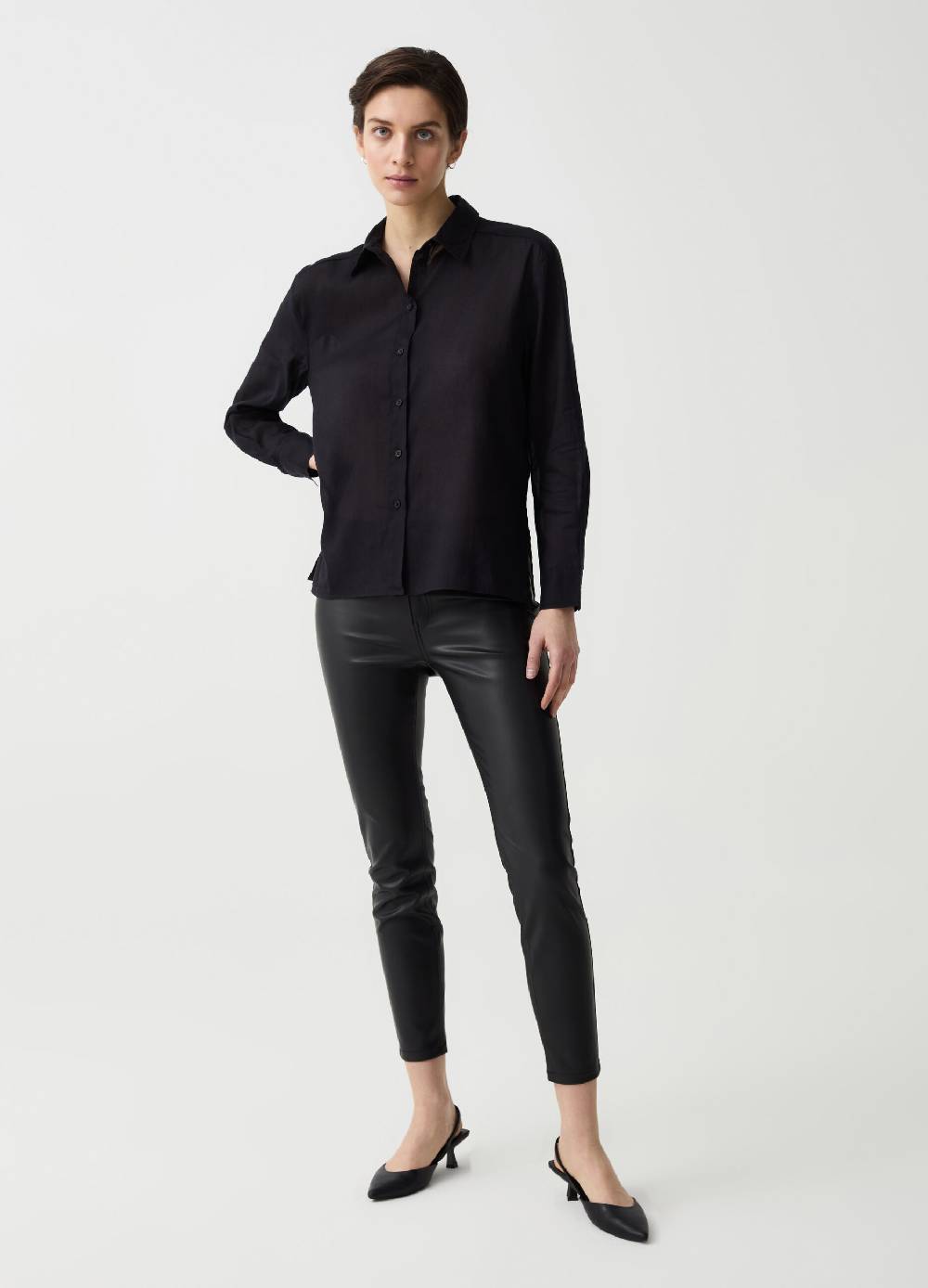 Ovs Camicia in ramie e cotone