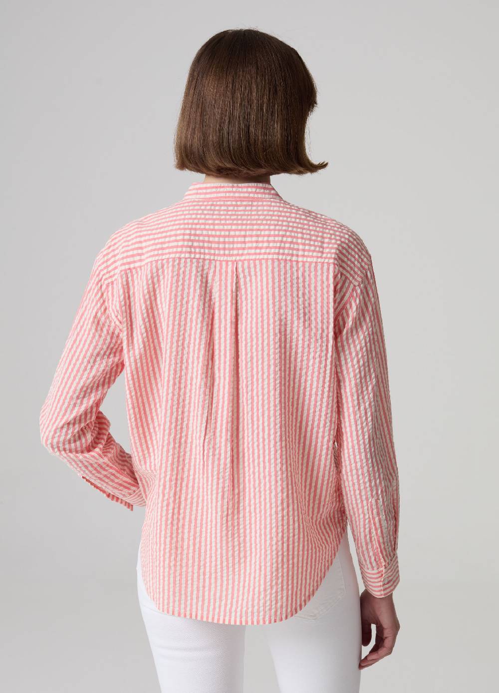 Ovs Camicia In Seersucker A Righe