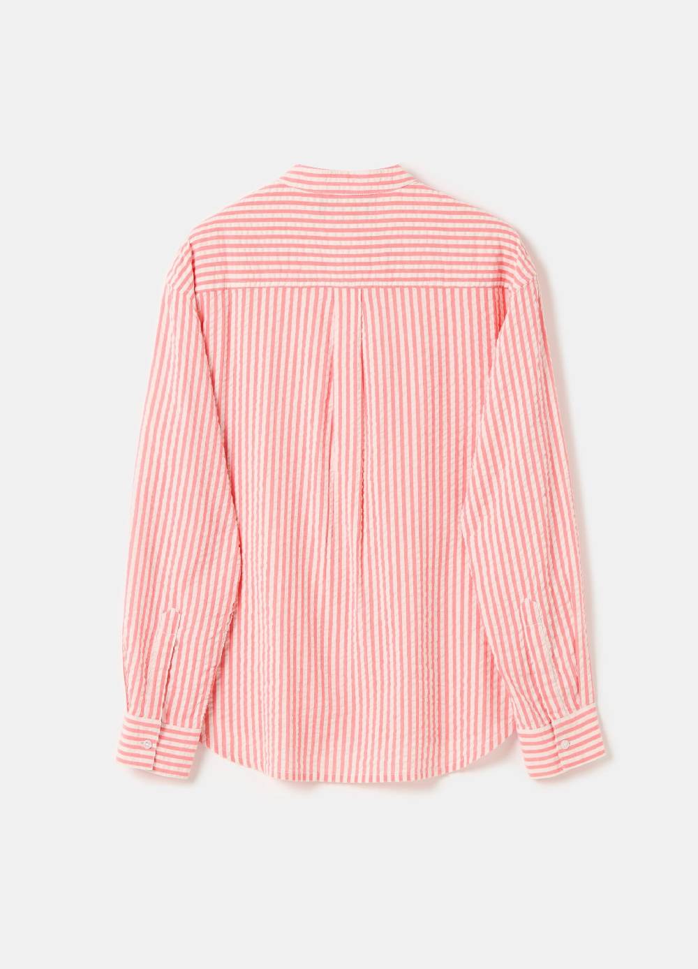 Ovs Camicia In Seersucker A Righe