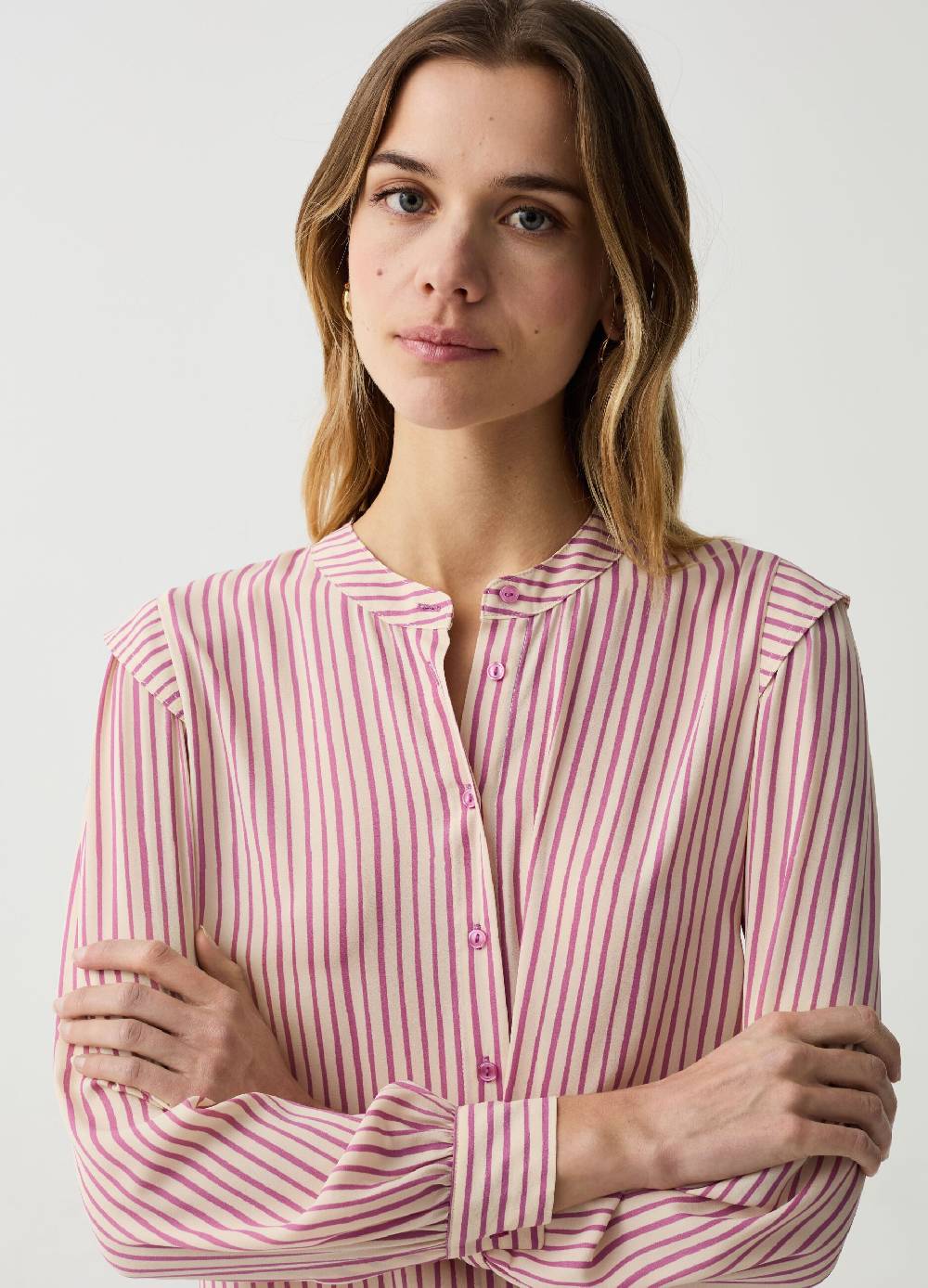 Ovs Camicia Maniche A Sbuffo Con Volant
