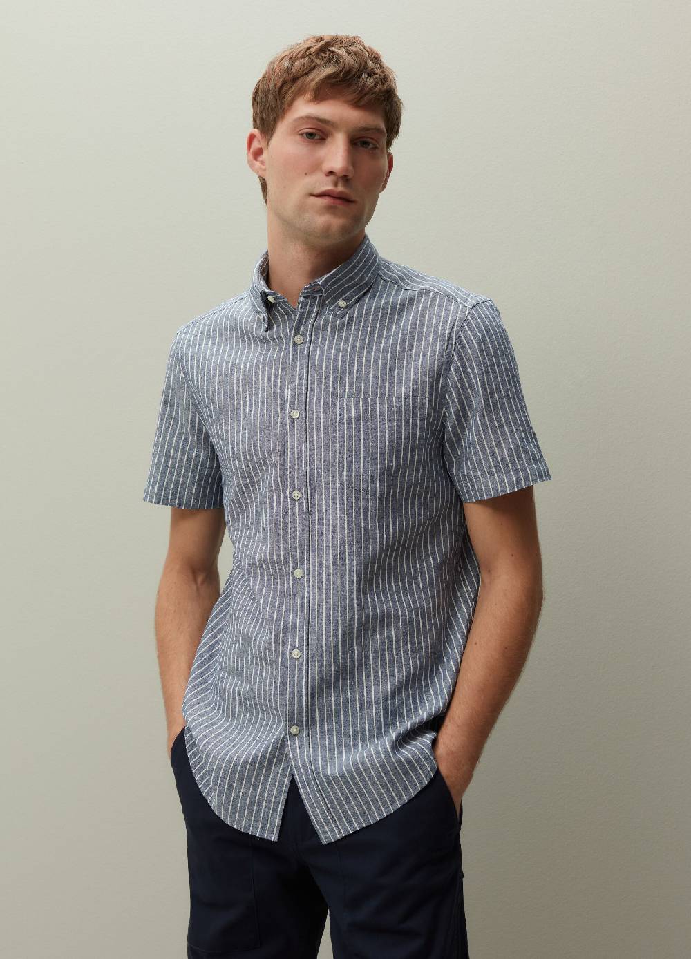 Ovs Camicia Maniche Corte A Righe