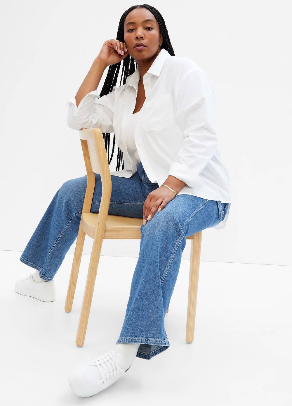 Ovs Camicia Oversize In Popeline Di Cotone