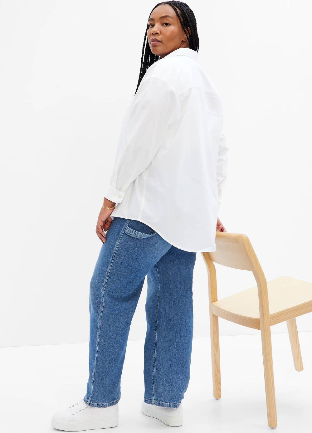 Ovs Camicia Oversize In Popeline Di Cotone