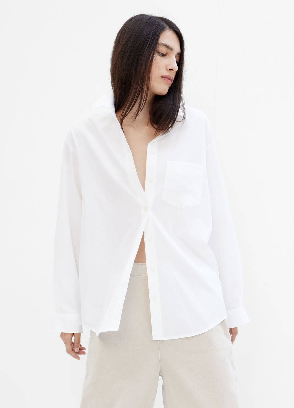 Ovs Camicia oversize in popeline di cotone