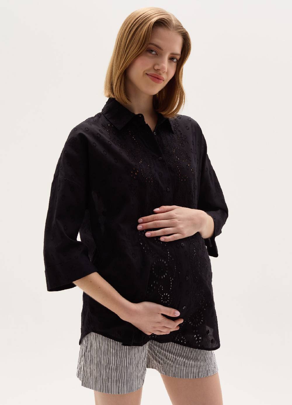 Ovs Camicia premaman in sangallo