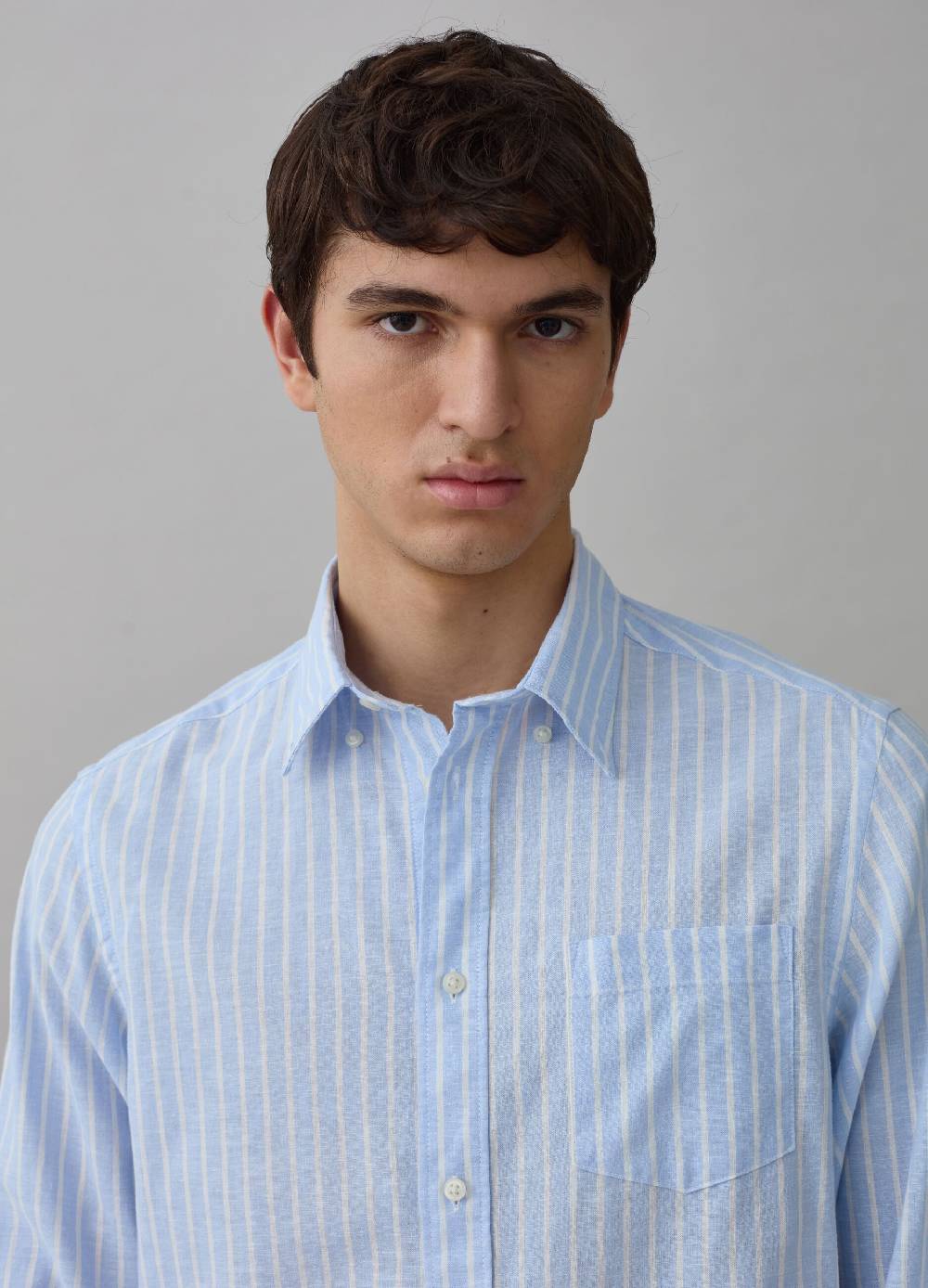 Ovs Camicia Regular Fit Button-down A Righe