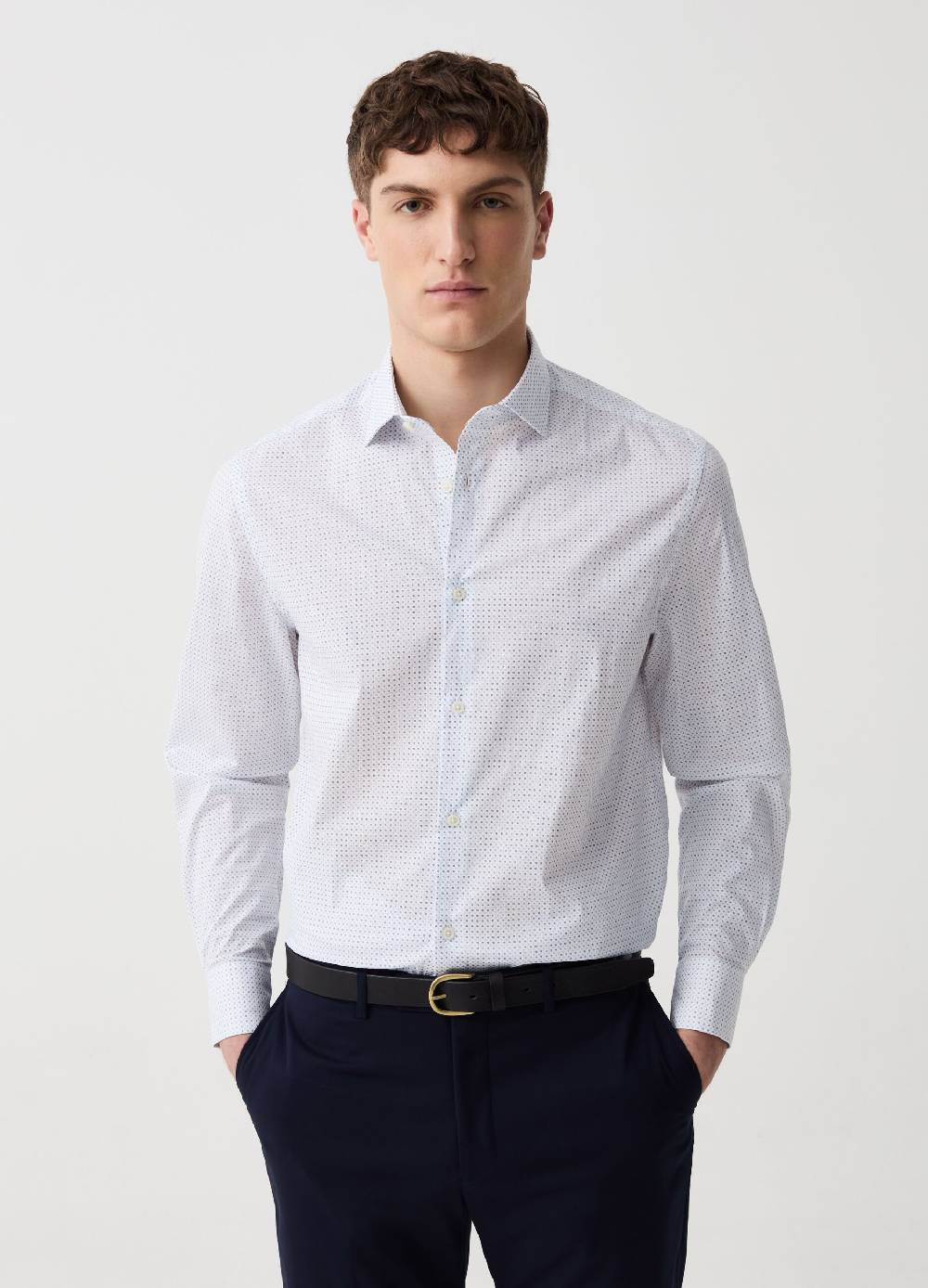 Ovs Camicia regular fit con micro fantasia