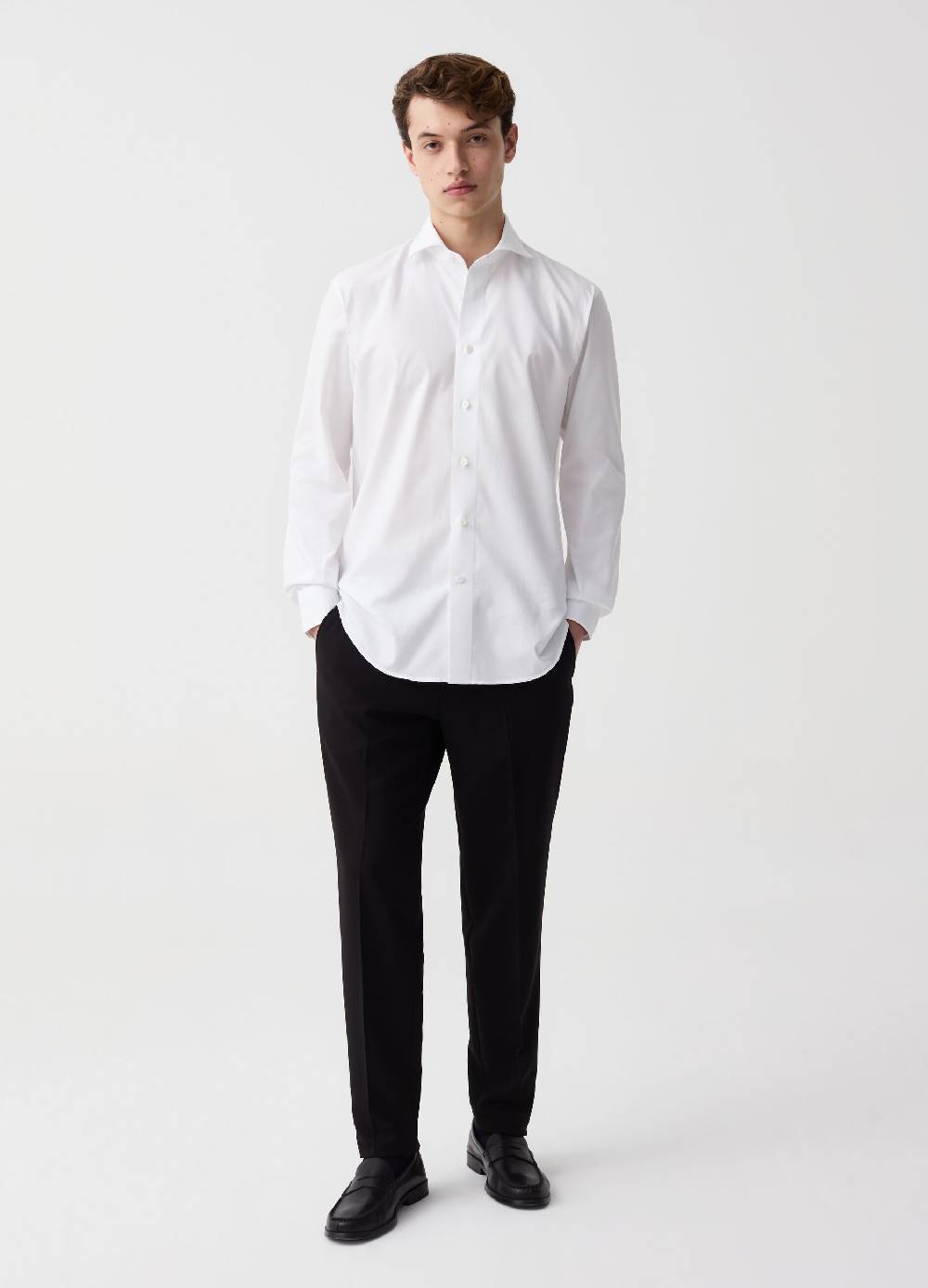 Ovs Camicia regular fit con micro trama