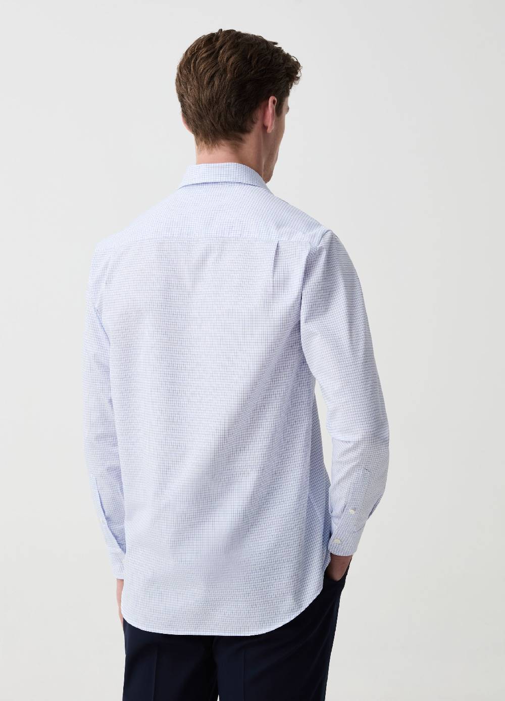 Ovs Camicia Regular Fit Easy Iron A Quadretti
