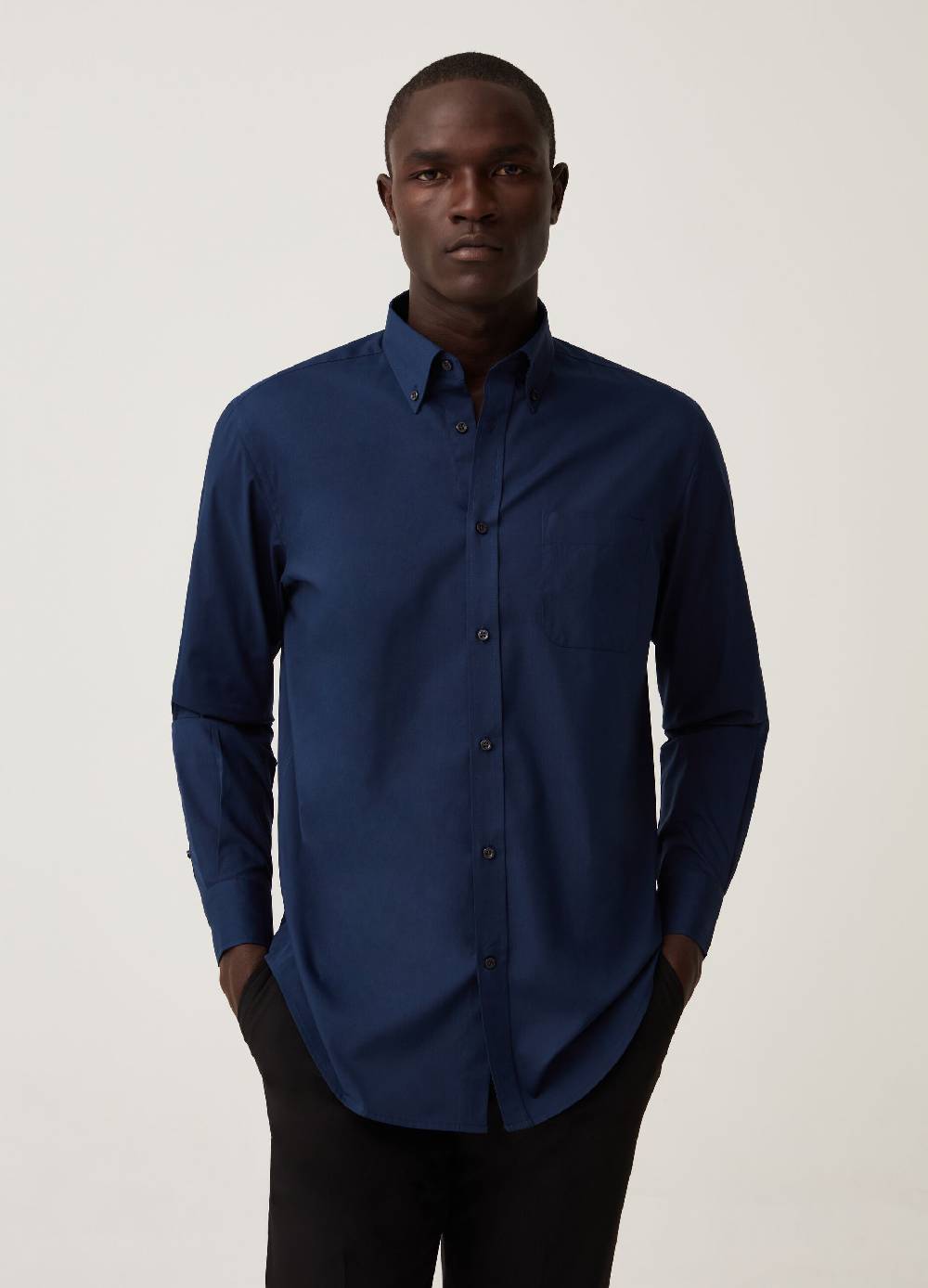 Ovs Camicia Regular Fit Easy Iron Con Tasca