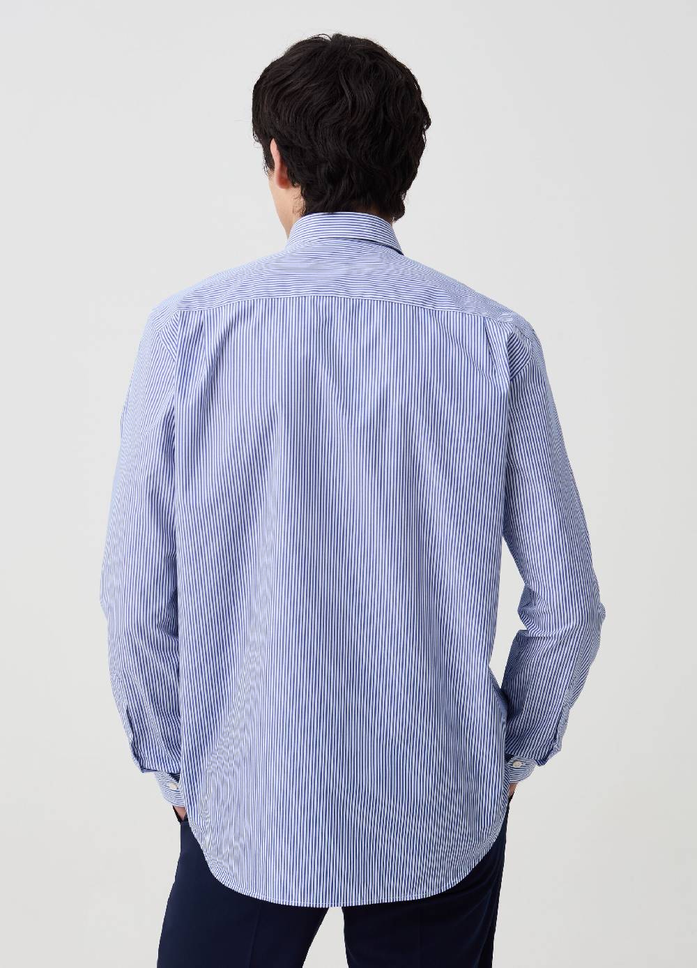 Ovs Camicia Regular Fit In Cotone A Righe