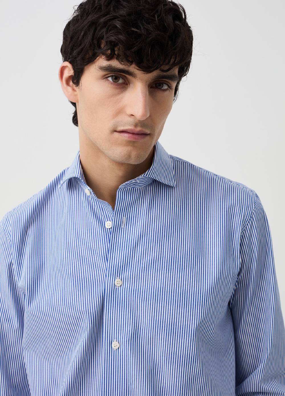 Ovs Camicia Regular Fit In Cotone A Righe