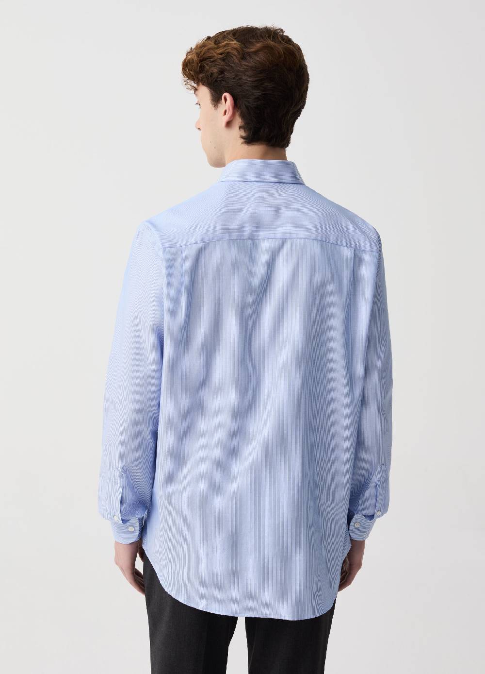 Ovs Camicia Regular Fit In Cotone Doppio Ritorto