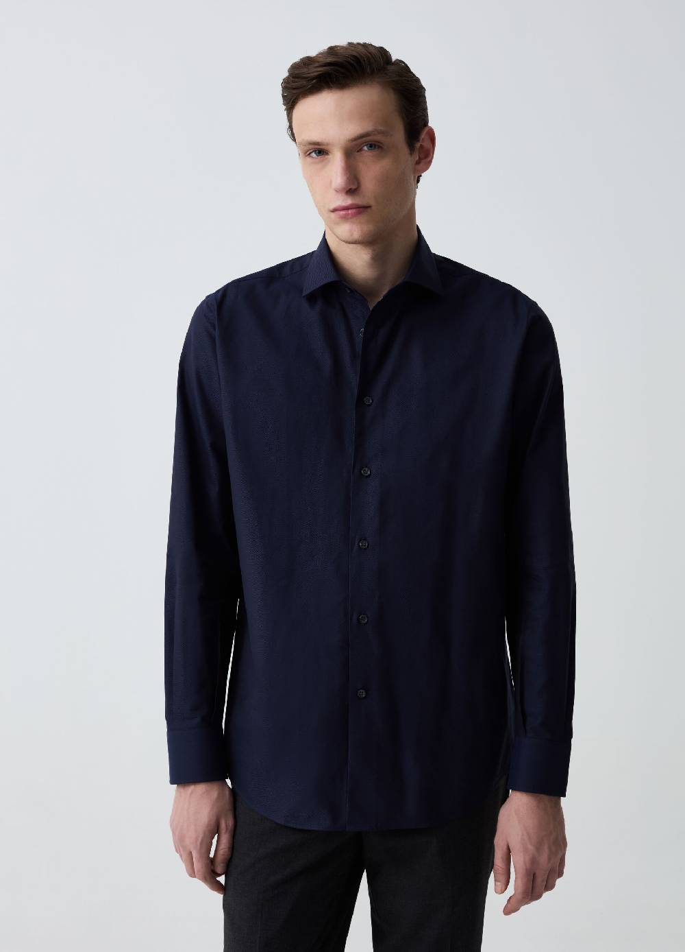 Ovs Camicia regular fit in cotone doppio ritorto