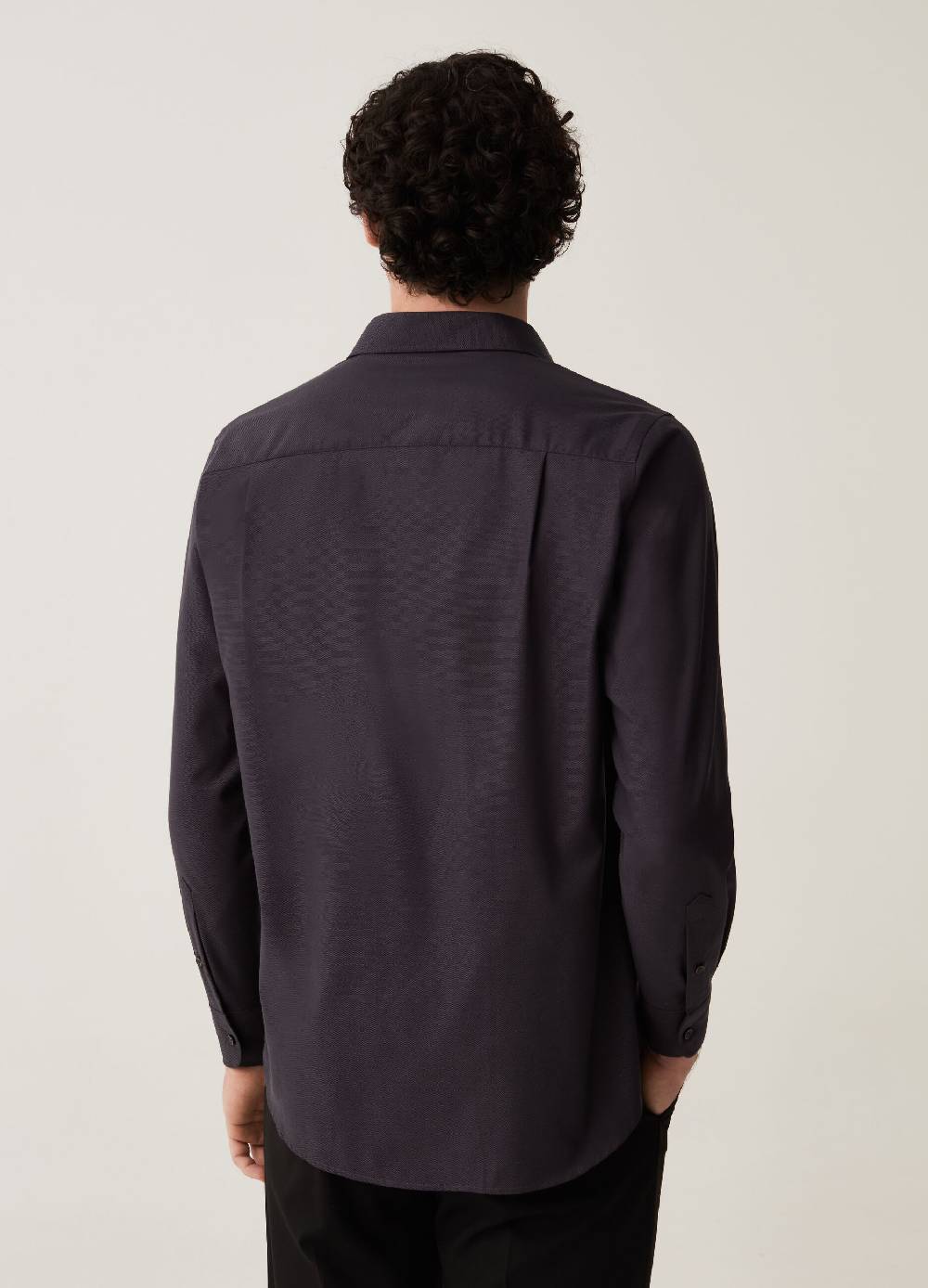 Ovs Camicia Regular Fit In Cotone No Stiro