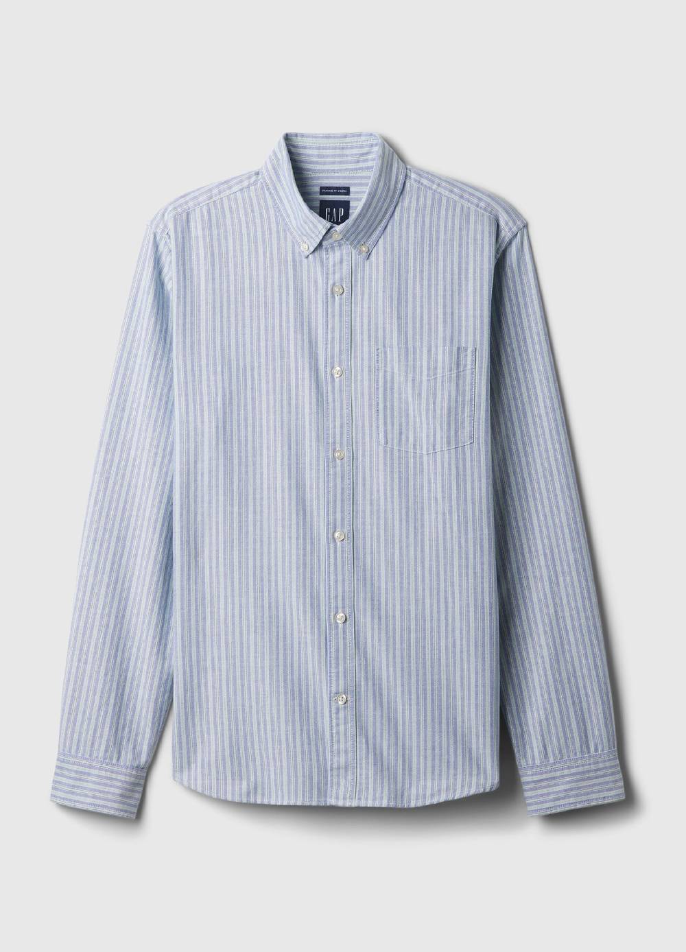 Ovs Camicia Regular Fit In Cotone Oxford A Righe
