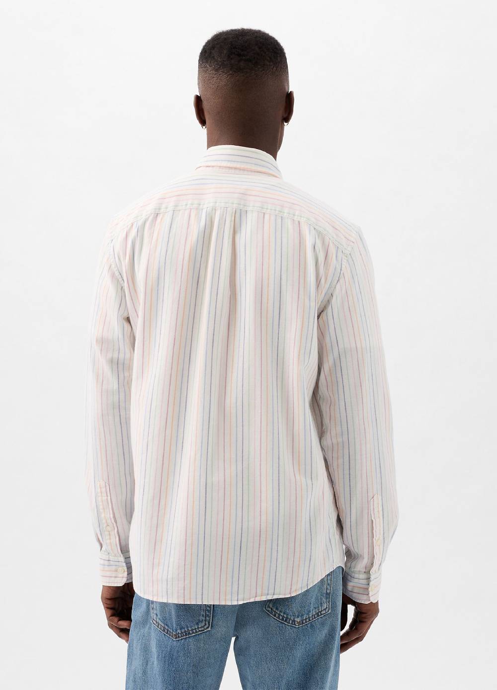 Ovs Camicia Regular Fit In Cotone Oxford A Righe