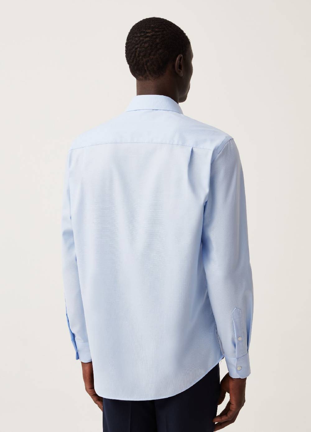 Ovs Camicia Regular Fit In Cotone Piquet No Stiro