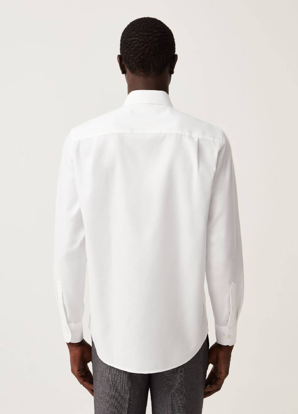 Ovs Camicia Regular Fit In Cotone Piquet No Stiro