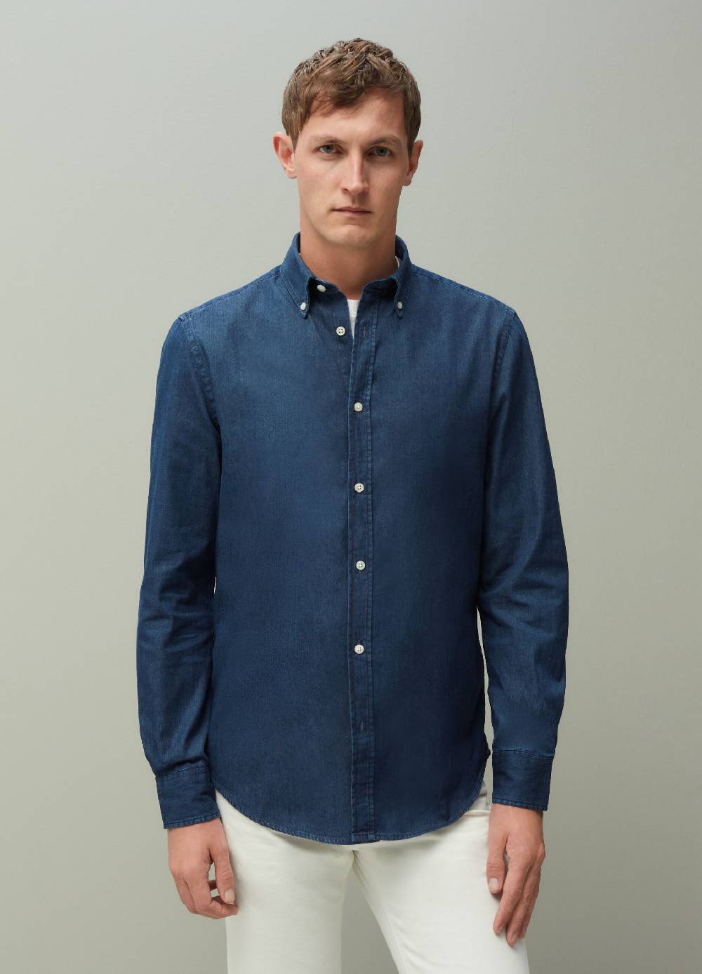 Ovs Camicia Regular Fit In Denim