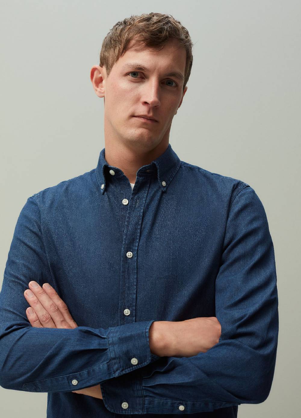 Ovs Camicia Regular Fit In Denim