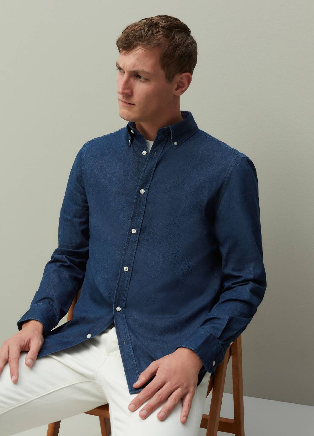 Ovs Camicia regular fit in denim