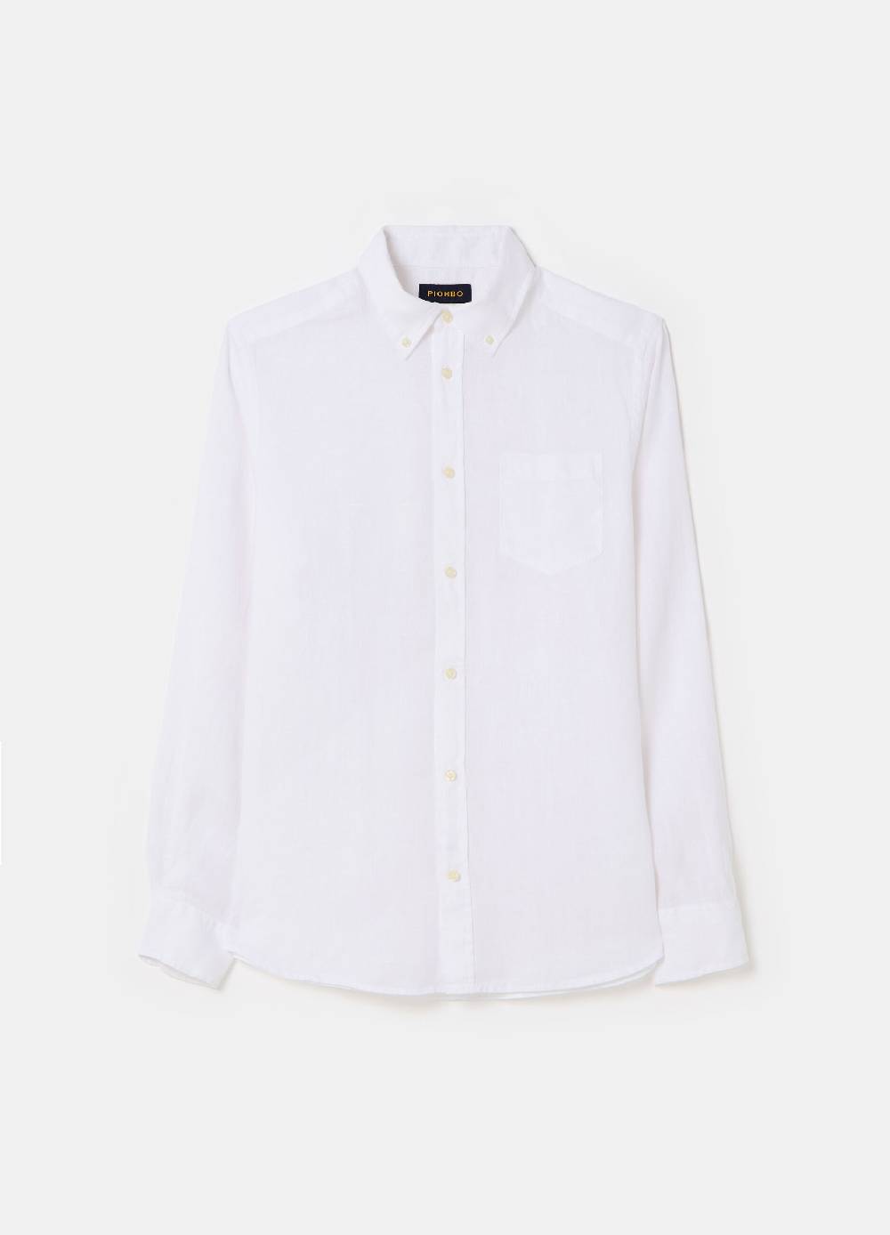 Ovs Camicia Regular Fit In Lino Button-down