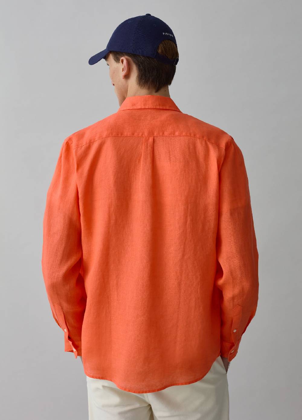 Ovs Camicia Regular Fit In Lino Button-down