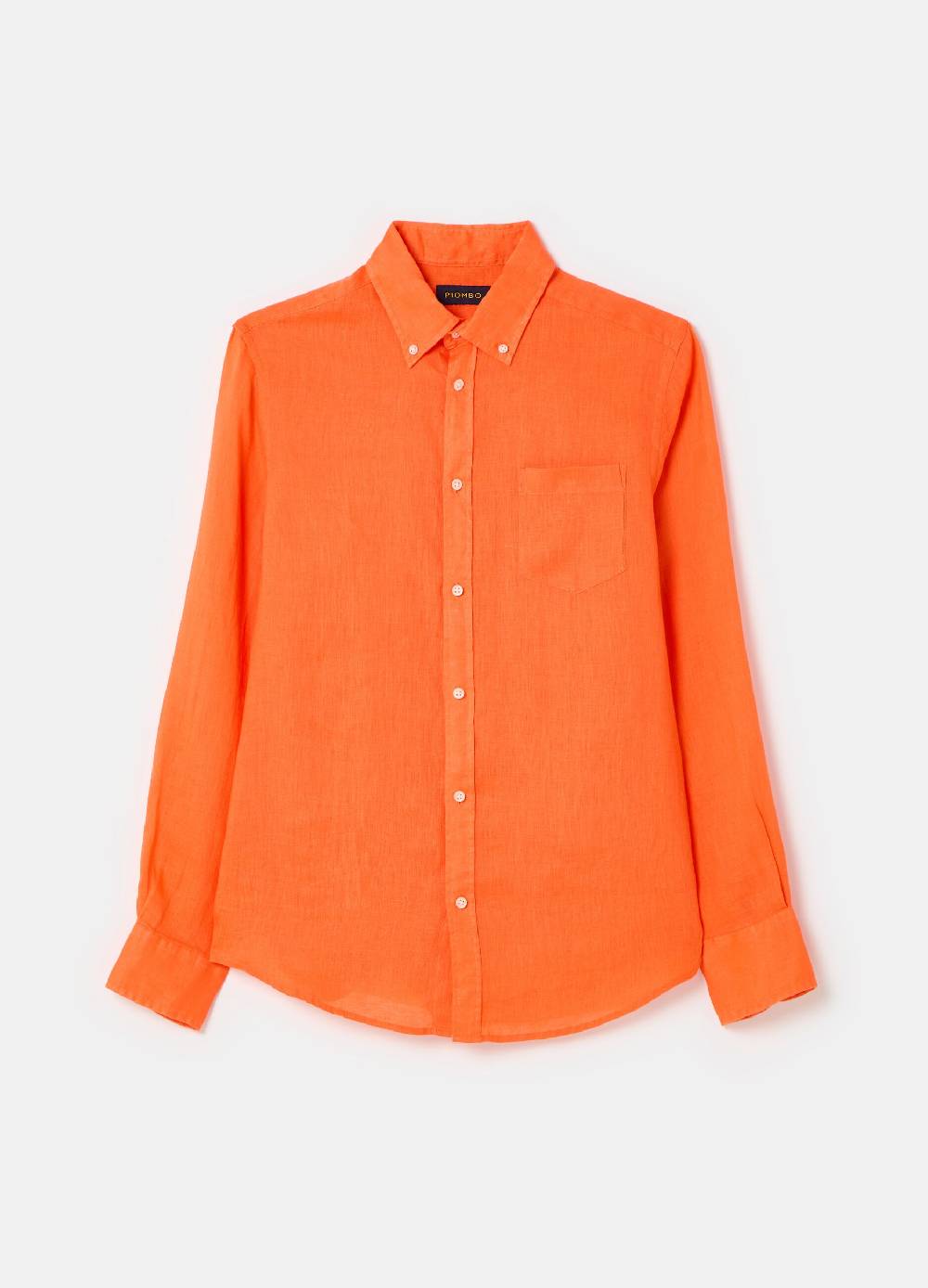 Ovs Camicia Regular Fit In Lino Button-down