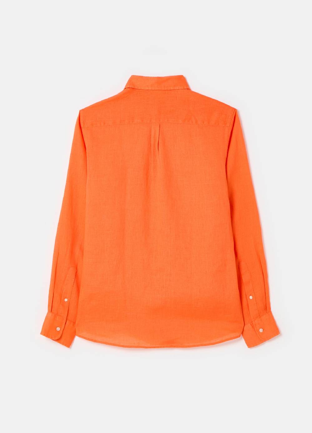 Ovs Camicia Regular Fit In Lino Button-down