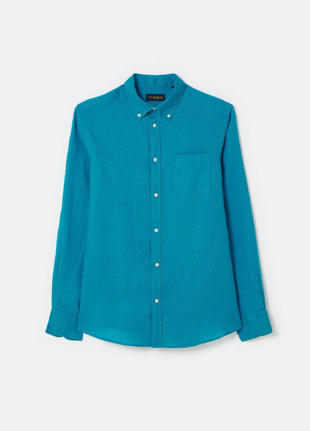Ovs Camicia Regular Fit In Lino Button-down