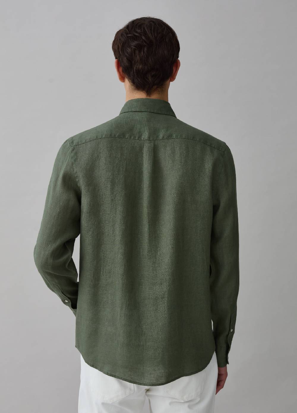Ovs Camicia Regular Fit In Lino Con Tasca