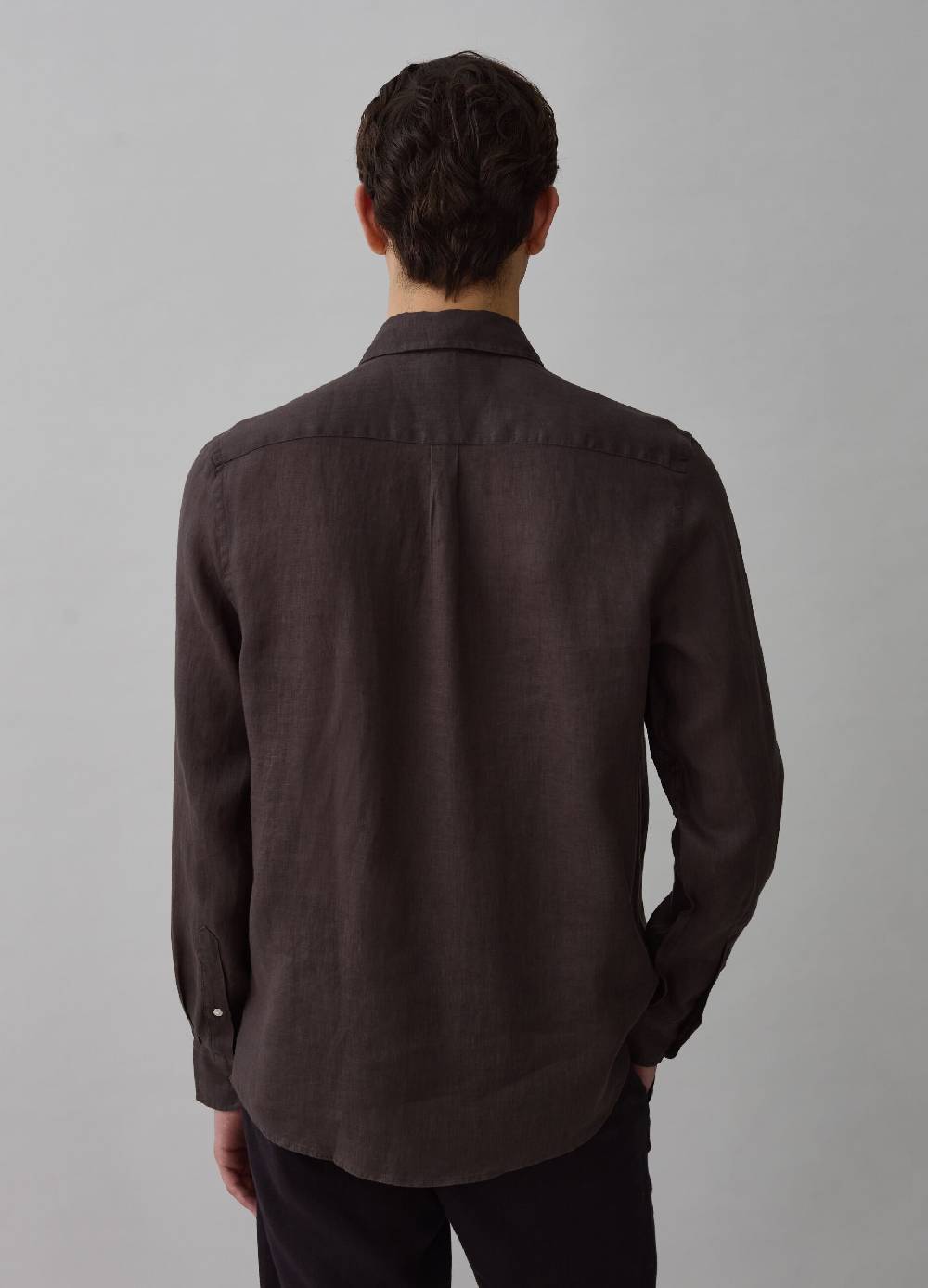 Ovs Camicia Regular Fit In Lino Con Tasca