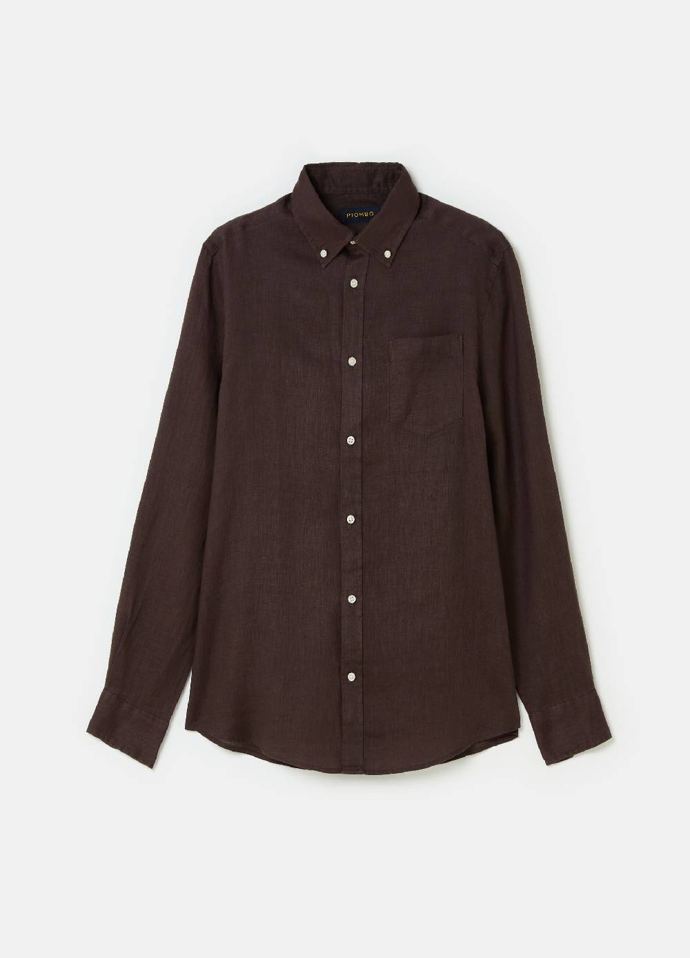 Ovs Camicia Regular Fit In Lino Con Tasca
