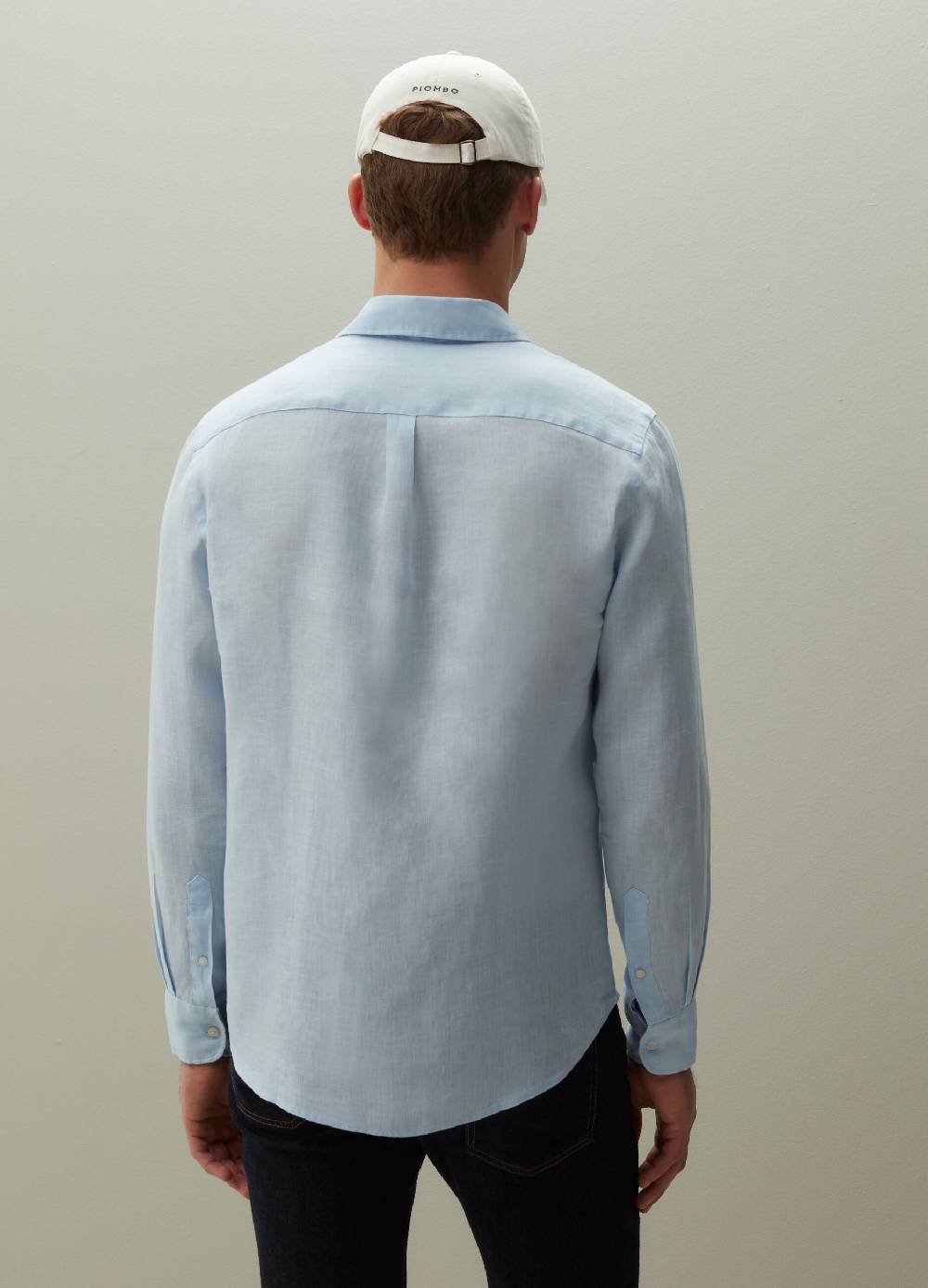 Ovs Camicia Regular Fit In Lino Con Tasca