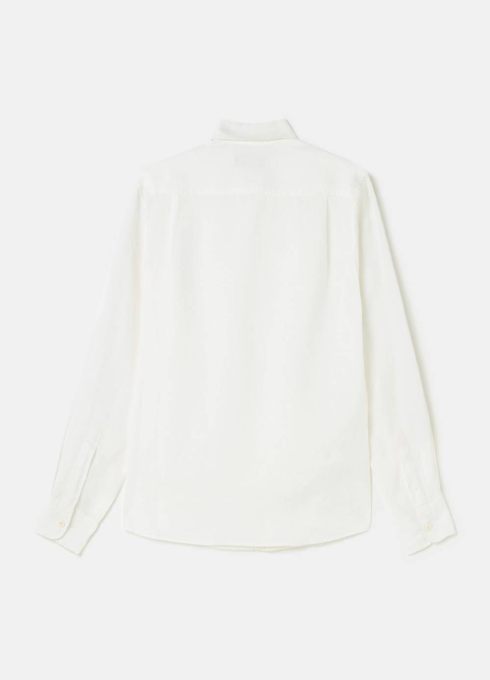 Ovs Camicia Regular Fit In Lino Con Tasche