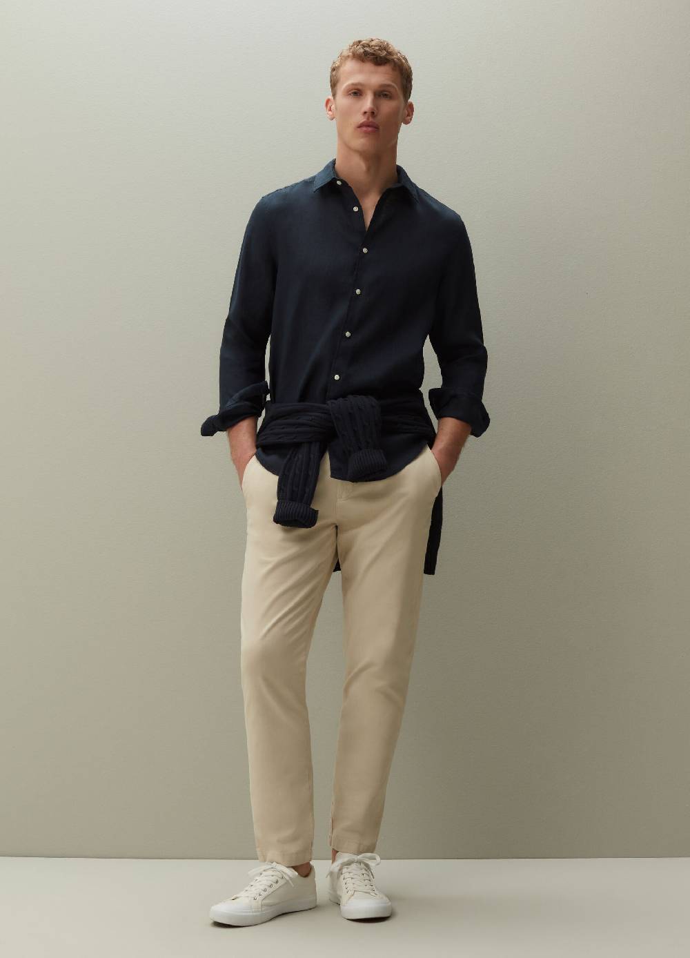 Ovs Camicia Regular Fit In Lino