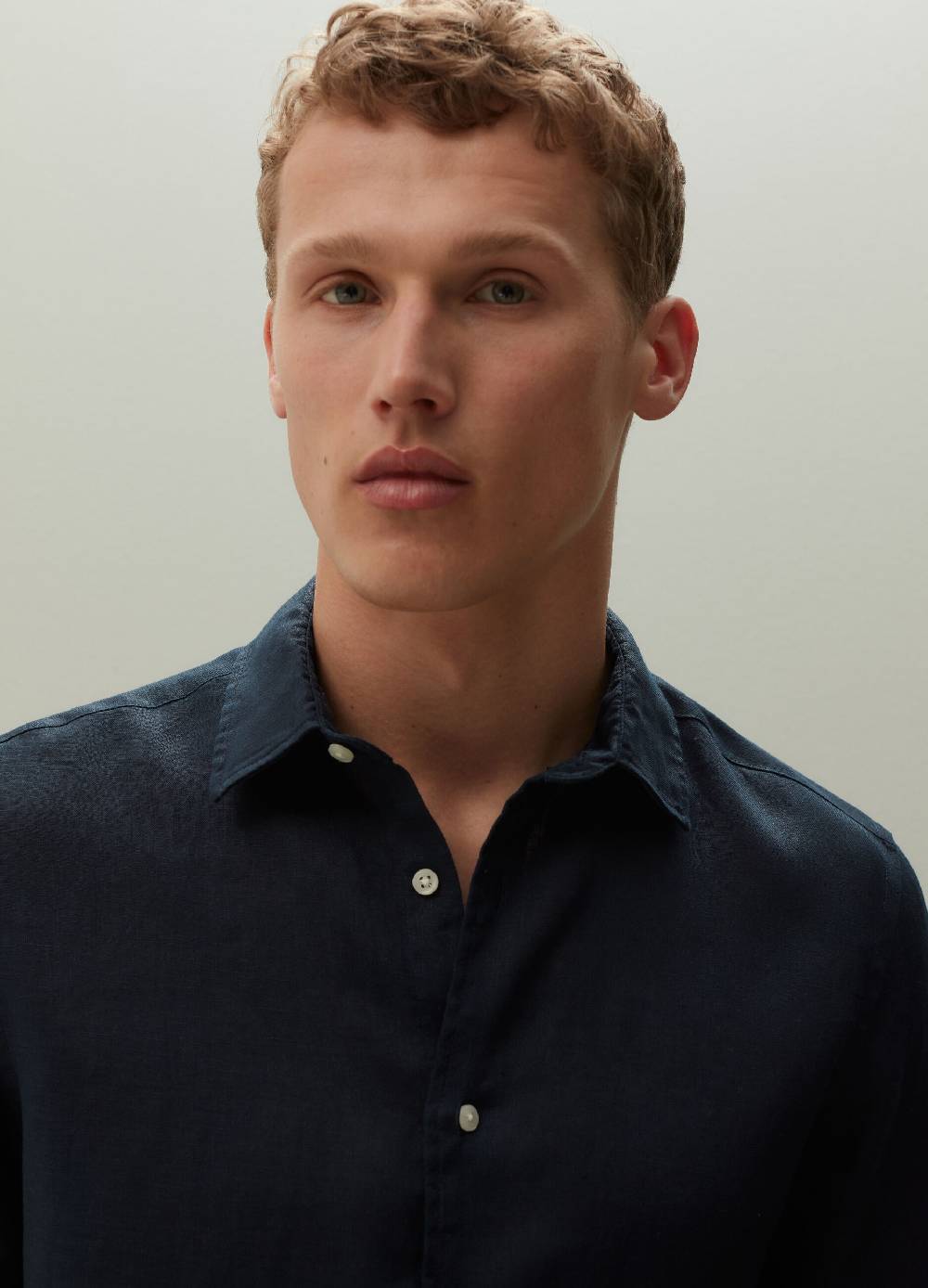 Ovs Camicia Regular Fit In Lino