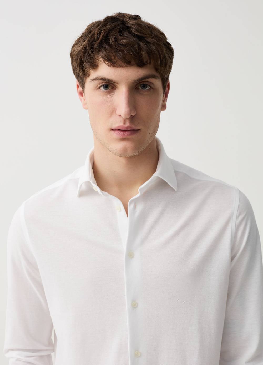 Ovs Camicia Regular Fit In Maglia