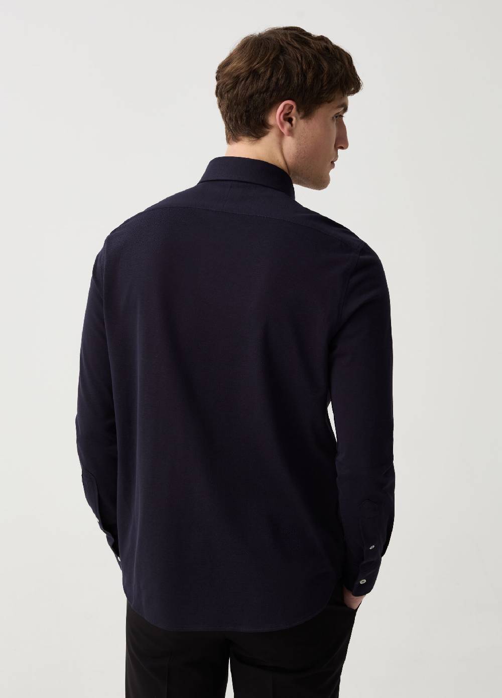 Ovs Camicia Regular Fit In Maglia Button-down