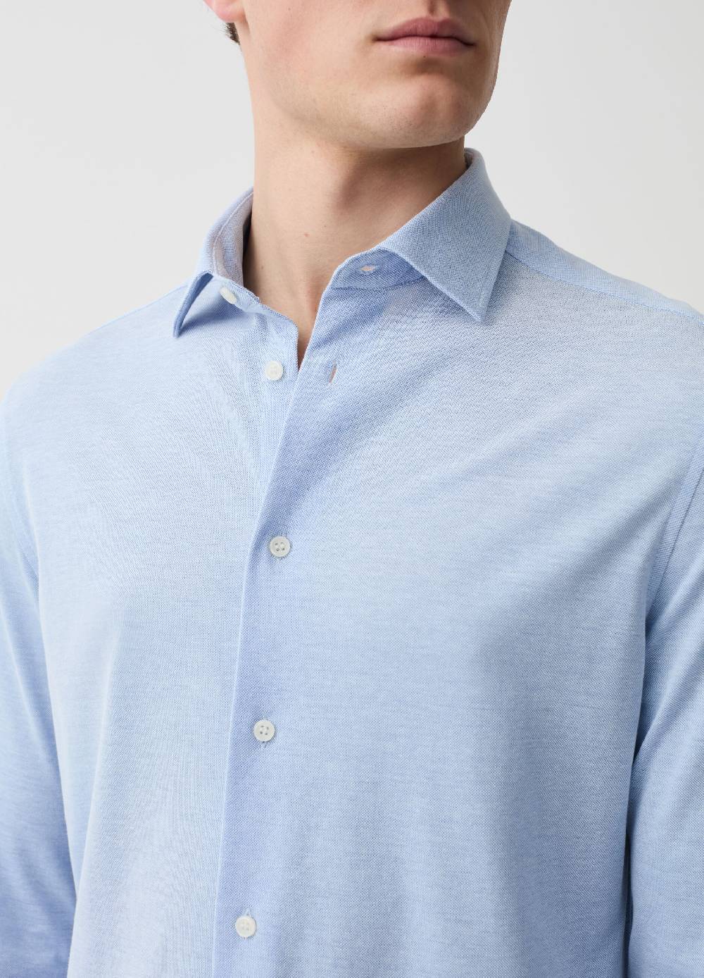Ovs Camicia Regular Fit In Maglia