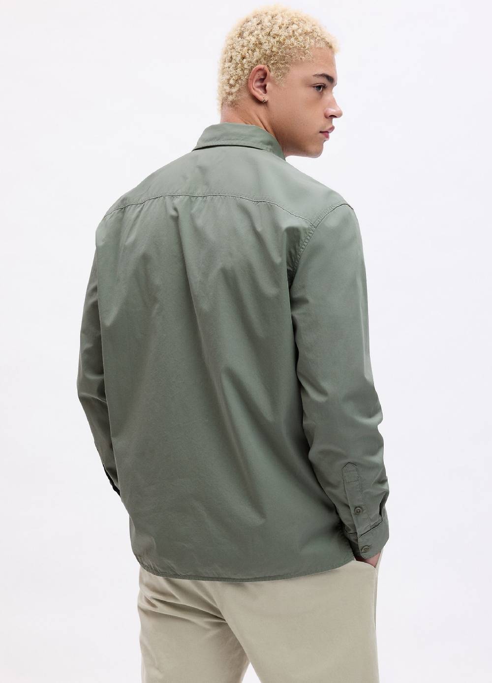 Ovs Camicia Regular Fit In Twill Con Tasca