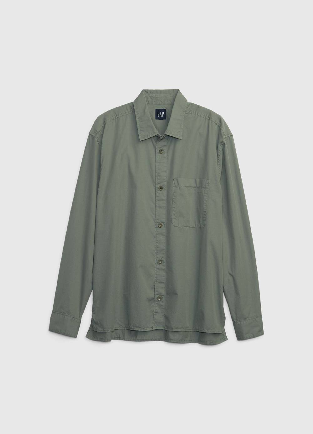 Ovs Camicia Regular Fit In Twill Con Tasca