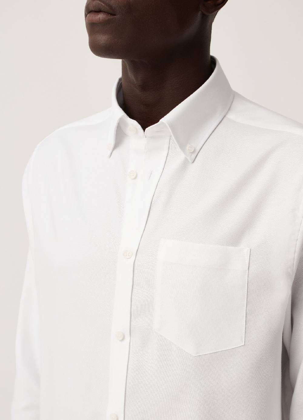 Ovs Camicia Regular Fit No Stiro Con Tasca