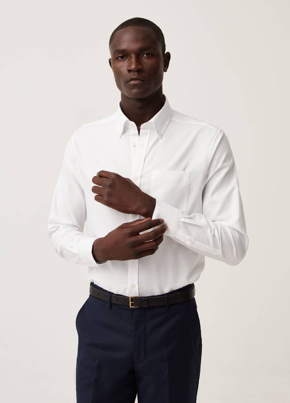 Ovs Camicia regular fit no stiro con tasca