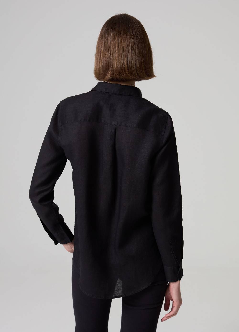 Ovs Camicia Relaxed Fit In Lino Tinta Unita