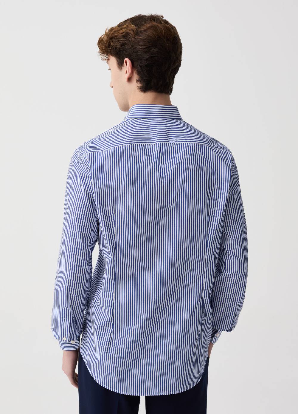 Ovs Camicia Slim Fit A Righe